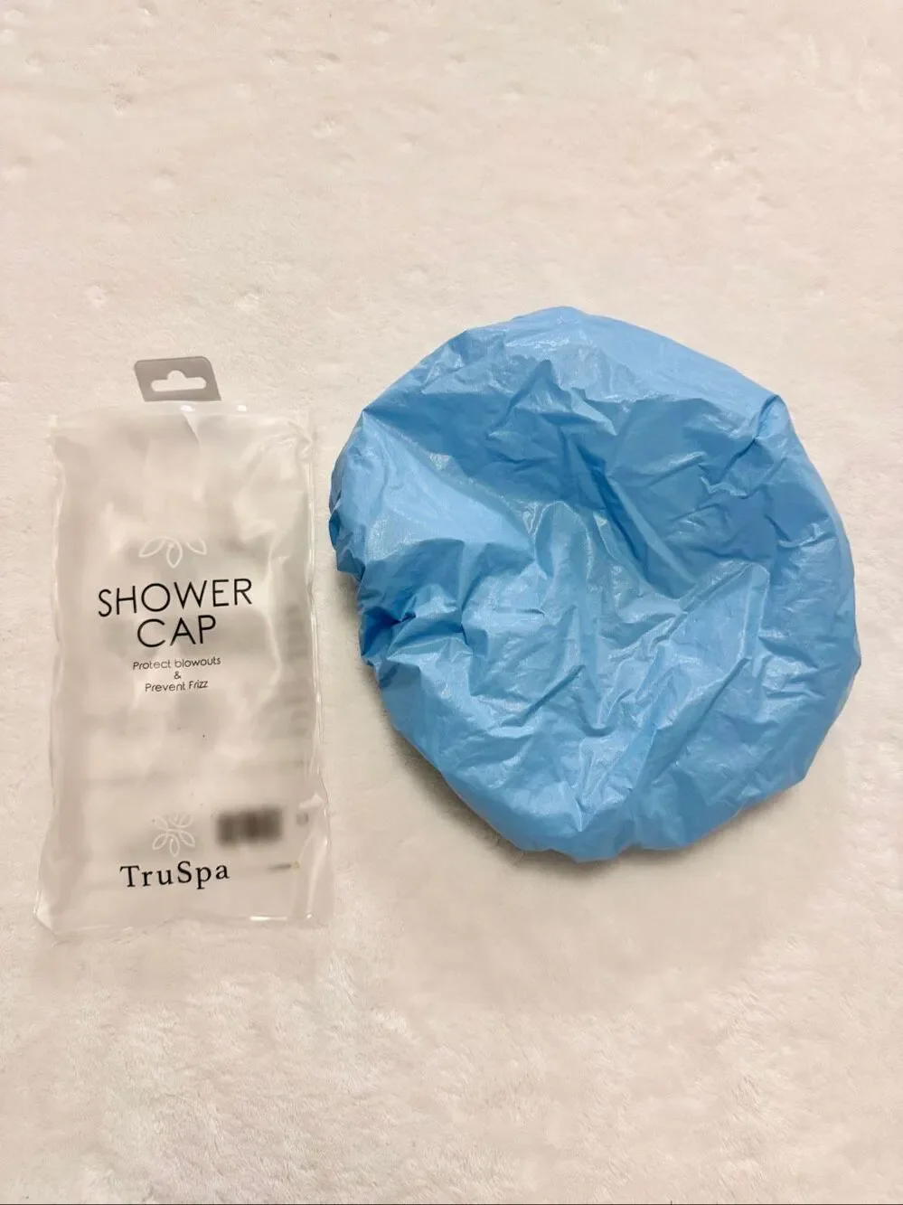 TruSpa Blue Shower Cap | Protect Blowouts & Prevent Frizz